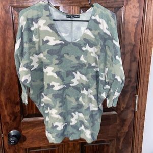 Women’s dress camo top